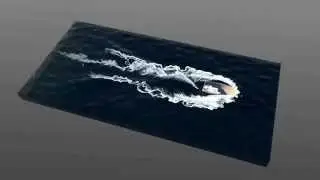Realflow hybrido and foam - Krakatoa test Cinema 4D