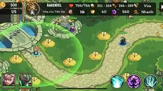 Empire Warriors Td - Level 01 Nightmare - Heroes: AARendel, Elowyn, Federyc