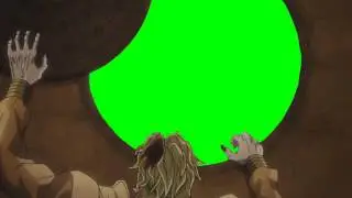 Dio Looking Through The Sewer (Green Screen)