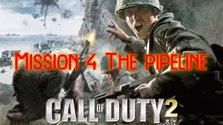 Call of Duty 2 Mission 4 The Pipeline Walkthrough Gameplay (No Commentary)