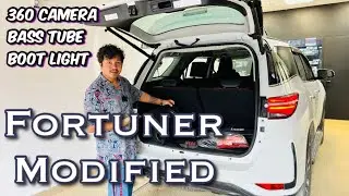 Fortuner Legender Infotainment Upgrade with 360 Camera || BassTube Installation || REVIEW ASSAM ||