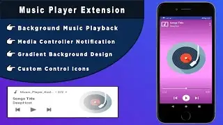 Music Player Extension | Background Music Player | DeepHost Extension