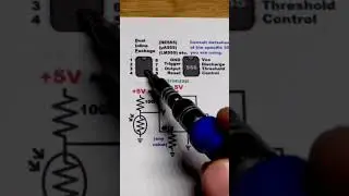 555 LDR Nightlight LED Schematic Diagram 