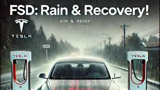 Tesla Model S Plaid FSD: Rain, Hydroplaning & Supercharger | Part 2