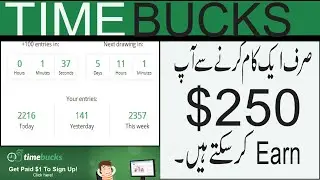 Earn $250 from TIMEBUCKS Free | How to Increase Sweepstakes Entries | BestWayEarning