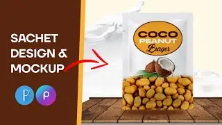 How to make Sachet Mockup design in Pixellab and Picsart