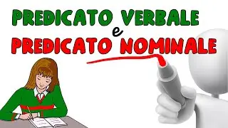 ✍ VERBAL PREDICATE and NOMINAL PREDICATE (Grammar, Italian) 📚