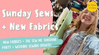 Sunday Sews + The Sew Me Sunshine Party | So What If I Sew