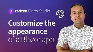 Customize the themes for your Blazor app using Radzen Blazor Studio