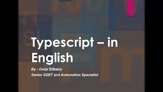 01 Typescript - prerequisites - installation - running our first Ts File in English