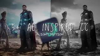 5+ AE Inspired CC Pack | Alight Motion - XML Preset