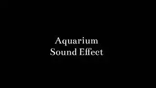 Aquarium sound effect