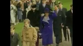 Princess Diana on Christmas Day 1989
