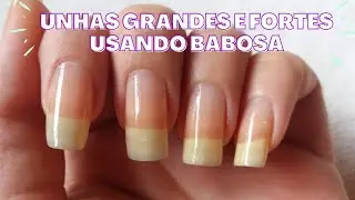 UNHAS GRANDES E FORTES USANDO BABOSA | Elizabeth Cordeiro
