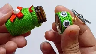 Keychain craft | How to make Keychain at home | Homemade bottle keychain | Cute Keychain | Keychain