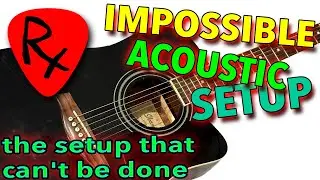 Impossible Acoustic Guitar Setup Ibanez V70