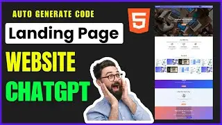 How To Create Landing Page Website With ChatGPT 2025 🌐