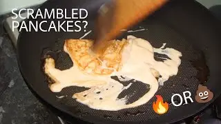 scrambled pancakes? | Trying the 26 million view pancake recipe