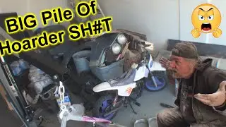 This HOARDER GARAGE SUCKS - Why Should I Clean Your Mess?