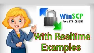 winscp with practical examples 👩‍💻 || simple and easy way || 2022
