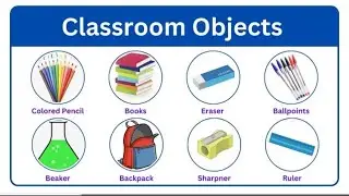 Classroom Object Vocabulary in English | Daily Vocabulary | English Vocabulary