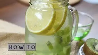 Fresh Kiwi & Lemon Squash Recipe | Food Ideas Tutorial | HOW TO