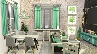 MODERN FAMILY APARTMENT (19 CULPEPPER HOUSE) 🌆 SIMS 4 SPEED BUILD STOP MOTION (NO CC)