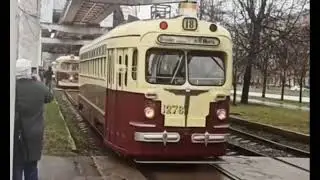 Перегон на стартовую площадку трамваев,  для проведения парада Москве!