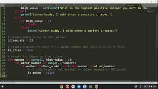 Prime Numbers in Python with Big O Thoughts