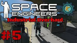 Space Engineers Industrial Overhaul #5 - WE FOUND BAUXITE! And Cobalt! And Building Batteries!