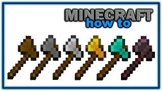 How to Craft and Use an Axe in Minecraft! | Easy Minecraft Tutorial