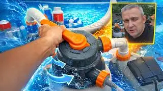 Песочный фильтр для бассейна (промывка и запуск)
