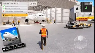 AIRPORT SIMULATOR MOBILE | OPEN WORLD | AIRPLANE PILOT AIRPORT TYCOON | NEW GAME | ANDROID