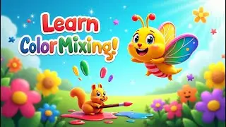 Butterfly’s Color Garden – Learn Color Mixing | Fun Preschool Colors Song for Kids | TikkiTots