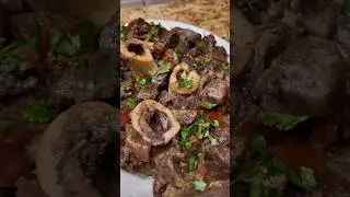 Ossobuco with Baghali Polo - the perfect Italian Iranian combo #iranianfood #cooking #italianfood