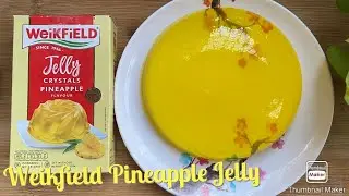 Weikfield Jelly Crystals| Instant Pineapple jelly with Weikfield Jelly Crystals | Weikfield Jelly