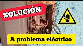 REPARACION SENCILLA DE ALIMENTACIÓN MONOFÁSICA, CENTRO DE CARGA 110V ⚡⚠️#instalacioneseléctricas