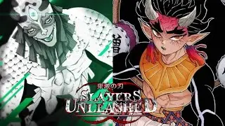 Showcase das demon arts do Giyuko e Hantegu slayer unleashed