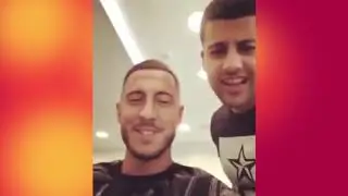 Eden Hazard's Reation To 