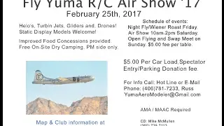 HD YumaAeroModelers February 25th Practice.