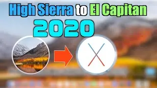 Downgrade High Sierra to El Capitan in 2021