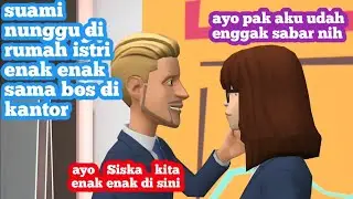 Suami Nunggu Di Rumah || Istri Di Kantor EnakEnak Sama Bos - Cerita Wikwik