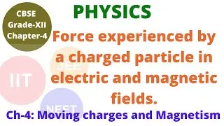 #Physics,#CBSE,#spjktechnosoft,Force experienced by a charged particle in electric& magnetic fields.