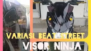 Modifikasi Motor Beat Street Keren Makai Visor Ninja 250 Fi