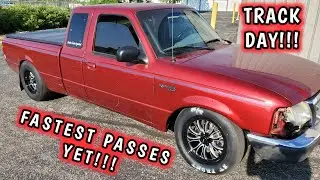 TRACK DAY!!! NEW PB Twin Turbo 5.3 Ranger Goes Kinda Fast