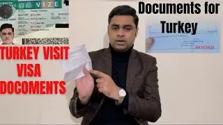 Documents for turkey visa 🇹🇷