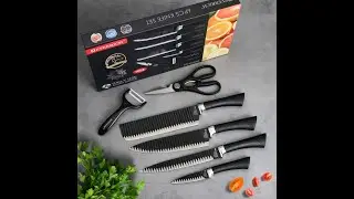 Лучший набор кухонных ножей всего за 10$! Forging Family H0098 