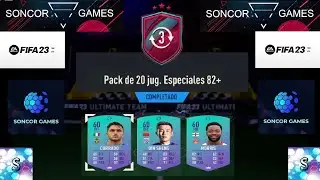 FIFA 23 SBC INTERCAMBIO DE 3 FICHAS DE TRUEQUE DE LA CM PACK DE 20 JUGADORES ESPECIALES DE 82+