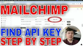 ✅  How To Find MailChimp API Key 🔴