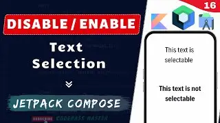 Disable Text Selection in Jetpack Compose #16